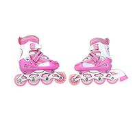 Patin à roulettes Taille réglable Patins à roulettes 4 Roues Patins à Roues alignées Extérieurs et Intérieurs Taille Rollers Quad réglable pour Garcon Enfant