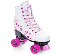 Patin à roulettes Trista taille modulable RAVEN Adulte Enfant Mixte 39 au 42 Blanc/Rose Blanc/Rose G