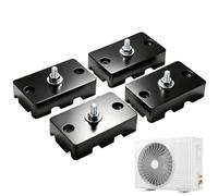 Patin anti-vibrations climatiseur 4 pièces support amortisseur de chocs