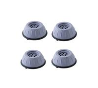 Patin Antiderapant Tampon Caoutchouc Meuble 4 Pièces Résiste à l'Humidité Cale Machine a Laver Anti Vibration Machine à Laver Pieds pour Protéger Votre Plancher (Gray,Large)