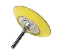 Patin arrière auto-agrippant de 7,6 cm pour ponceuse orbitale pneumatique DA de 75 mm de diamètre avec filetage mâle 1/4-20 et tige de 6,35 mm, compatible avec San
