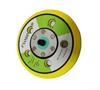 Patin arrière DA à crochet et boucle de 125 mm pour ponceuse orbitale et polisseuse aléatoire, filetage 5/16"-24, 10 mm d'épaisseur, pour automobile, travail du bois et M