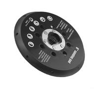 Patin arrière de ponceuse 17 trous de 150 mm pour ponceuses orbitales, disque de ponçage en plastique avec filetage 5/16-24T, support abrasif auto-agrippant