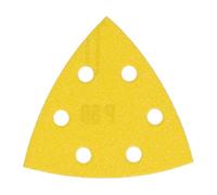 Patin auto-agrippant Delta Norton multi-usages 95 x 95 mm - Grain 80 - Lot de 10