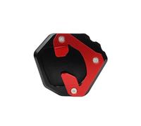 Patin Béquille Latérale Moto Pour TENERE 700 XTZ XTZ700 2019 - 2023 Plaque D'extension De Béquille Moto Coussin D'agrandissement Latéral Du Pied Antidérapant(Red)