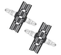 Patin de Frein, 2 Paires, 70mm Symmetric I Compatible avec pour Shemano Taktro Avid Sram Jante Cycle VTT VTC Ville Ajustement Parfait I Plaquette de Frein