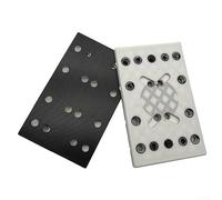 Patin de ponçage, 130 x 80 mm, 12 trous, disque de polissage carré de remplacement, plaque de sauvegarde compatible avec Festool RTS 400 REQ