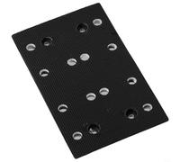 Patin de ponçage 130 x 80 mm avec 12 trous, plaque arrière en mousse PU souple pour ponceuse orbitale aléatoire RTS 400 REQ, disque de rechange carré