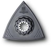 Fein Set de patins de ponçage 63806142220 – 2 pièces, triangulaire 80 mm, non perforés, Starlock