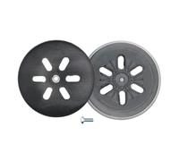 Patin de ponçage auto-agrippant de 150 mm pour Metabo SXE 450 631158000 - Plaque de support de rechange à 6 trous également compatible avec ponceuse DeWalt D26410