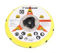 Patin de ponçage de 12,7 cm, plaque de support à 15 trous de 125 mm pour polisseuse Da, plastique avec trous d'émission de chaleur pour polissage automobile