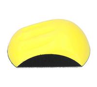 Patin de ponçage manuel avec fermeture auto-agrippante pour disques abrasifs de 5 pouces 125 mm et papier de verre - Bloc de polissage portable en mousse PU flexible pour la (5 pouces 125mm)
