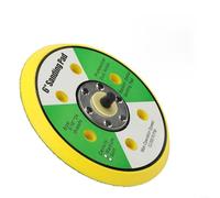 Patin de ponçage orbital aléatoire double action 15,2 cm avec vitesse maximale 12000 tr/min et filetage 5/16 x 24 pour ponceuses