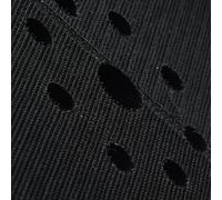 Patin de ponçage pour cloison sèche de 215 mm avec design à 8 trous et filetage de 6 mm pour ponceuses sans poussière - Matériau ABS, compatible avec standard