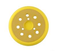 Patin de ponçage pour ponceuse pneumatique - 125 mm - 8 trous - 3 clous - Convient pour ponceuse à air, outils de polissage et de meulage du métal, du bois, du plastique
