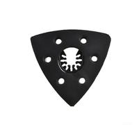 Patin de ponçage triangulaire à encastrer de 90 mm pour outil multifonction oscillant, matériau EVA conçu pour un ponçage de précision et une fixation sans couture
