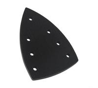 Patin de ponçage triangulaire pour protéger les ponceuses avec système à sept trous