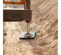 Patin de stabilisation pour cric de Grue, Patin de stabilisation Universel pour Grue - Patins d'atterrissage antidérapants et empilables pour crics de Camping-Cars, dépanneuses, camions d'as