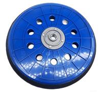 Patin de support, 215 mm, disque de ponçage avec 10 trous, extraction de poussière, dos adhésif pour polissage mural