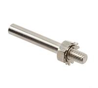 Patin de support à crochet et boucle de 7,6 cm pour ponceuses orbitales pneumatiques Plus, ponçage de 75 mm, support de disque de polissage ayant un filetage mâle quart de 20 et une vitesse maximale