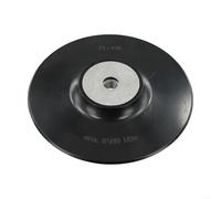 Patin de support de 150 mm de diamètre avec écrou de blocage pour filetage M14, convient pour le ponçage de disque de fibre et pour une utilisation avec meuleuse d'angle