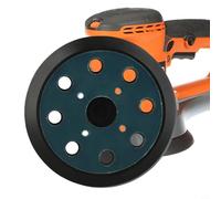 Patin de support en polyuréthane à 8 trous de 148 mm pour ponceuse orbitale électrique - Disque de ponçage de rechange pour polisseuse orbitale aléatoire, contour flexible - San
