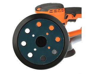 Patin de support en polyuréthane à 8 trous de 148 mm pour ponceuse orbitale électrique - Disque de ponçage de rechange pour polisseuse orbitale aléatoire, contour flexible - San