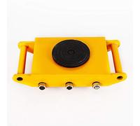 Patin de transport de machine 8T, 17600lb Patins de chargement de machines lourdes et appareils ménagers Poids du produit 21kg Transport industriel Dolly Machines Meubles Appareil (jaune)