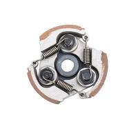 Patin d'embrayage de 75 mm, rainure de clavette for débroussailleuse 1E40F-6 NB411 NB351 CG411 BC411 43CC 47cc 49cc(Red no Key)