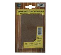 Patin feutre Adhésif 190x190 Marron x1 Sc