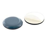 Patin glisseur gris adhésif PTFE D: 40mm x4