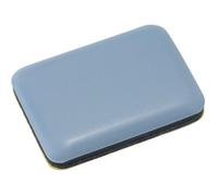 Patin glisseur pour meuble - INOFIX - 35x25 mm - Lot de 4 - Antiglisse - Gris