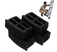 Patin pour Echelle alu 60 × 22, Patin Echelle 4 Pièces Couvre-pied D'échelle Pour Échelle à Coulisse Embouts D'échelle à Coulisse Embouts De Stabilisateur Couvre-échelles Caoutchouc Black