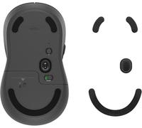 Patin pour Souris Compatible avec Logitech M650 L / M750 L - Pied de Souris de Remplacement autoadhésif en Caoutchouc Souple - Noir