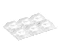 Patin protecteur antichoc - INOFIX - Transparent - Diamètre 20.5 mm - Lot de 6 - Adhésif