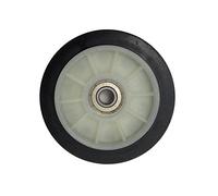 Patin roue avant - SOS Accessoire - Blanc - Compatible BEKO, ESSENTIEL, ALTUS