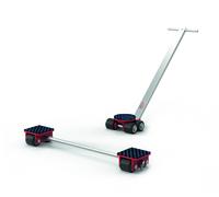 Patin rouleur 3 t avec timon LEVAC - 6136L3