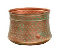 Patina Liberty Pot de tuyau en acier avec finition cuivre