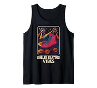 Patinage à roulettes Vibes Retro Disco Rink Night Esthétique Débardeur