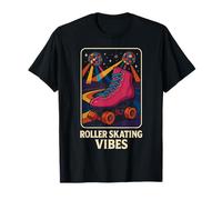 Patinage à roulettes Vibes Retro Disco Rink Night Esthétique T-Shirt