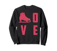 Patinage Amour Sports d’Hiver Passion Glace Sweatshirt