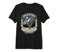 Patinage Artistique Graceful Rhino Ironic T-Shirt Haut de Gamme