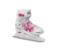 Roces Patins à Glace Jokey Ice 2.0 Girl réglable 38-41 White-Fuchsia