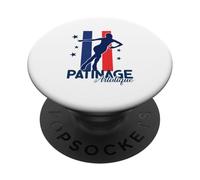 Patinage Artistique Team France Couple Danse Individuel PopSockets PopGrip Adhésif