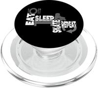 Patinage Eat Sleep Skate Repeat Inline Skater PopSockets PopGrip pour MagSafe