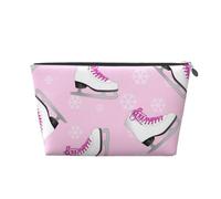 Patinage sur Glace et Flocon de Neige, Trousse de Toilette Trousse de Maquillage Sac à cosmétiques Trousse de Toilette de Voyage Portable