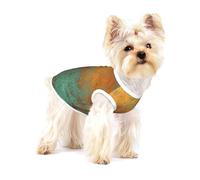 Patine métallique cuivrée Riche et Tendance,T-Shirt sans Manches en Coton pour Animaux de Compagnie, Gilet Respirant, Extensible et Doux,L