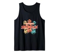 Patineur de Skateboards Vintage Tropical de Santa Cruz California Débardeur