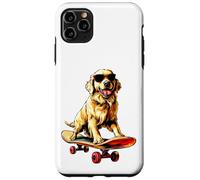 Patineur Golden Retriever Coque pour iPhone 11 Pro Max