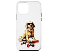 Patineur Golden Retriever Coque pour iPhone 12 Mini